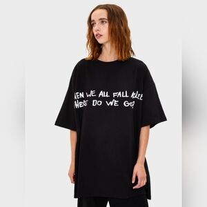 Bershka x Billie Eilish WWAFAWDWG Oversized Tee